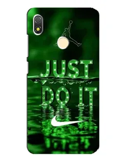 Чохол для TECNO POP 3 з картинкою «Зелений неоновий Nike»