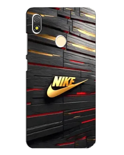 Чохол для TECNO POP 3 з картинкою «Золотий Nike на металі» Чохол для TECNO POP 3 з картинкою «Золотий Nike на металі»