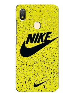 Чохол для TECNO POP 3 з картинкою «Жовтий текстурний Nike»