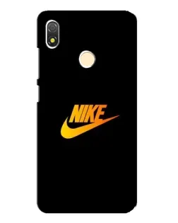 Чохол для TECNO POP 3 з картинкою «Золотий логотип Nike»