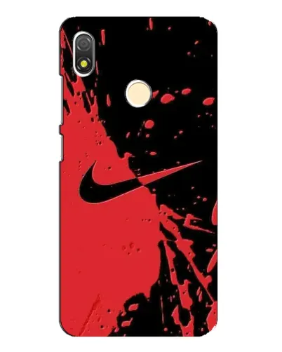 Чехол для TECNO POP 3 с картинкой «Красные брызги Nike» Чехол для TECNO POP 3 с картинкой «Красные брызги Nike»