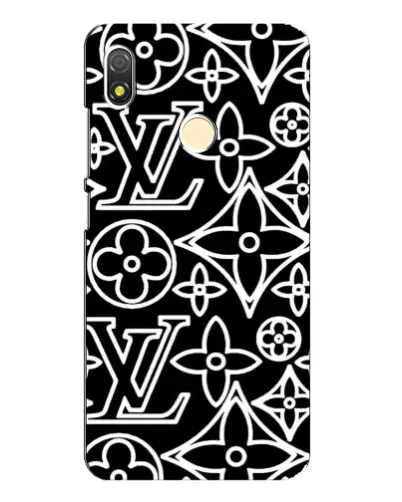 Чехол для TECNO POP 3 с картинкой «Черно-белый узор LV» Чехол для TECNO POP 3 с картинкой «Черно-белый узор LV»