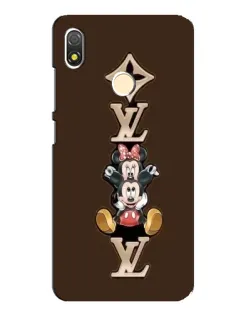 Чехол для TECNO POP 3 с картинкой «LV и Микки Маус»