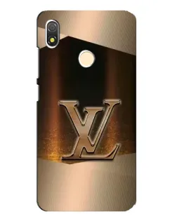 Чехол для TECNO POP 3 с картинкой «LV — золотое сияние»