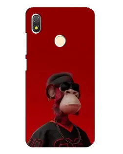Чохол для TECNO POP 3 з картинкою «Bored Ape в червоному» Чохол для TECNO POP 3 з картинкою «Bored Ape в червоному»