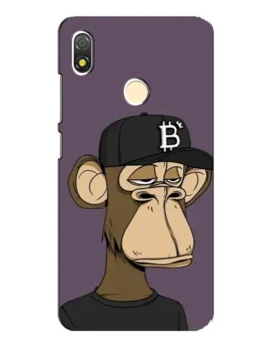 Чехол для TECNO POP 3 с картинкой «Bored Ape в кепке» Чехол для TECNO POP 3 с картинкой «Bored Ape в кепке»