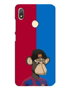 Чохол для TECNO POP 3 з картинкою «Bored Ape — фанат Барси» Чохол для TECNO POP 3 з картинкою «Bored Ape — фанат Барси»