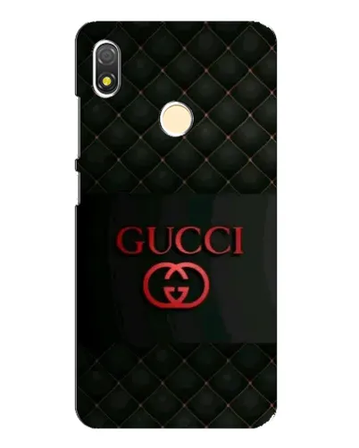 Чехол для TECNO POP 3 с картинкой «Gucci — стеганый черный»