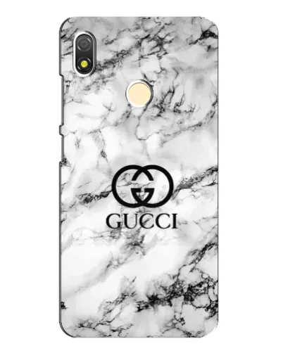 Чехол для TECNO POP 3 с картинкой «Gucci — мраморный шик»