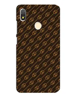 Чехол для TECNO POP 3 с картинкой «Gucci — золотые диагонали» Чехол для TECNO POP 3 с картинкой «Gucci — золотые диагонали»