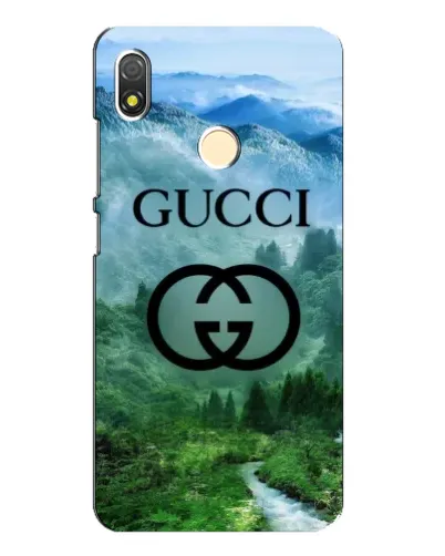 Чехол для TECNO POP 3 с картинкой «Gucci — горный пейзаж»