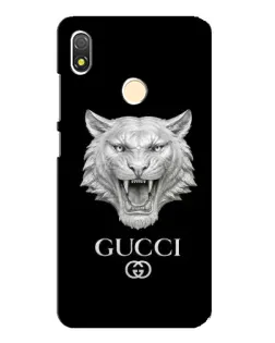 Чехол для TECNO POP 3 с картинкой «Gucci — серебряный лев» Чехол для TECNO POP 3 с картинкой «Gucci — серебряный лев»