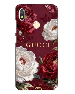 Чехол для TECNO POP 3 с картинкой «Gucci — бордовые розы» Чехол для TECNO POP 3 с картинкой «Gucci — бордовые розы»