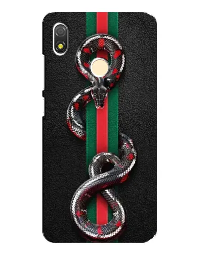 Чехол для TECNO POP 3 с картинкой «Gucci — змея на полосе» Чехол для TECNO POP 3 с картинкой «Gucci — змея на полосе»