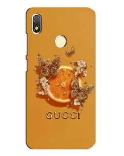 Чехол для TECNO POP 3 с картинкой «Gucci — золотые бабочки» Чехол для TECNO POP 3 с картинкой «Gucci — золотые бабочки»
