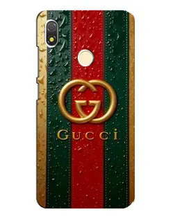 Чехол для TECNO POP 3 с картинкой «Gucci — фирменная полоса и золото» Чехол для TECNO POP 3 с картинкой «Gucci — фирменная полоса и золото»