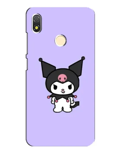 Чехол для TECNO POP 3 с картинкой «Kuromi — нежный фиолетовый»