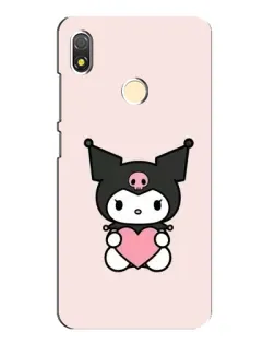 Чехол для TECNO POP 3 с картинкой «Kuromi и сердце»