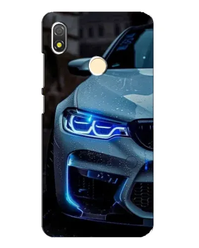 Чехол для TECNO POP 3 с картинкой «Взгляд BMW с синими фарами» Чехол для TECNO POP 3 с картинкой «Взгляд BMW с синими фарами»