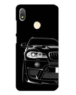 Чохол для TECNO POP 3 з картинкою «Темний силует BMW»