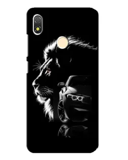 Чохол для TECNO POP 3 з картинкою «BMW та лев»