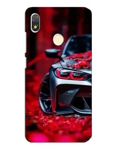 Чехол для TECNO POP 3 с картинкой «Спортивная BMW и цветы» Чехол для TECNO POP 3 с картинкой «Спортивная BMW и цветы»