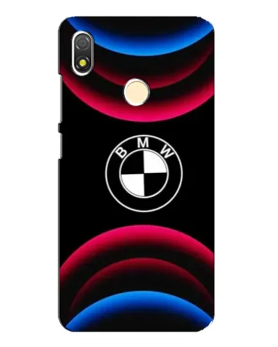 Чехол для TECNO POP 3 с картинкой «Логотип BMW и неоновые дуги» Чехол для TECNO POP 3 с картинкой «Логотип BMW и неоновые дуги»
