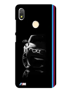 Чохол для TECNO POP 3 з картинкою «Силует BMW в темряві»