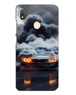 Чохол для TECNO POP 3 з картинкою «BMW у диму»