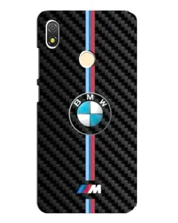 Чохол для TECNO POP 3 з картинкою «Емблема BMW та карбон»
