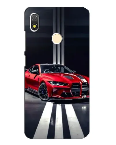 Чехол для TECNO POP 3 с картинкой «Красная BMW на дороге» Чехол для TECNO POP 3 с картинкой «Красная BMW на дороге»