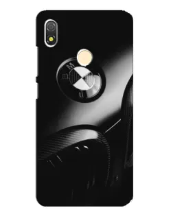 Чохол для TECNO POP 3 з картинкою «Емблема BMW — макро»