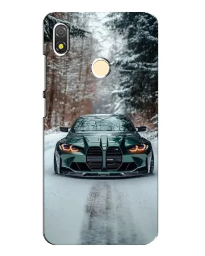 Чехол для TECNO POP 3 с картинкой «BMW в зимнем лесу» Чехол для TECNO POP 3 с картинкой «BMW в зимнем лесу»