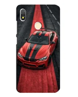 Чохол для TECNO POP 3 з картинкою «BMW на червоній доріжці»