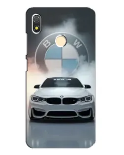 Чохол для TECNO POP 3 з картинкою «BMW в білому диму»
