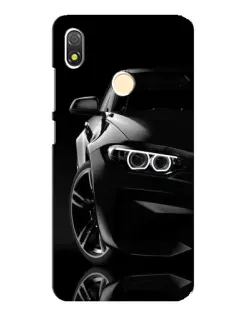 Чохол для TECNO POP 3 з картинкою «Чорна BMW — профіль»
