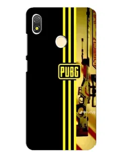 Чохол для TECNO POP 3 з картинкою «PUBG — камуфляжний шолом»