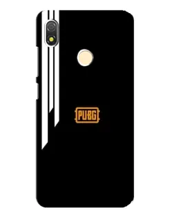 Чохол для TECNO POP 3 з картинкою «PUBG — вертикальні лінії»