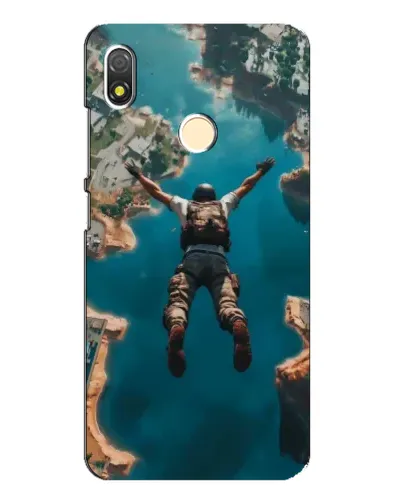 Чехол для TECNO POP 3 с картинкой «PUBG — свободное падение» Чехол для TECNO POP 3 с картинкой «PUBG — свободное падение»