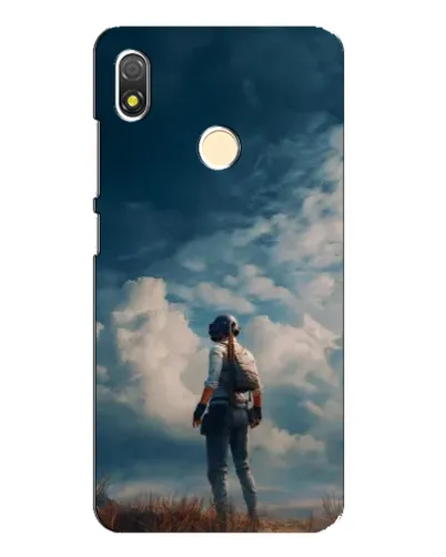 Чехол для TECNO POP 3 с картинкой «Герой PUBG на скале» Чехол для TECNO POP 3 с картинкой «Герой PUBG на скале»