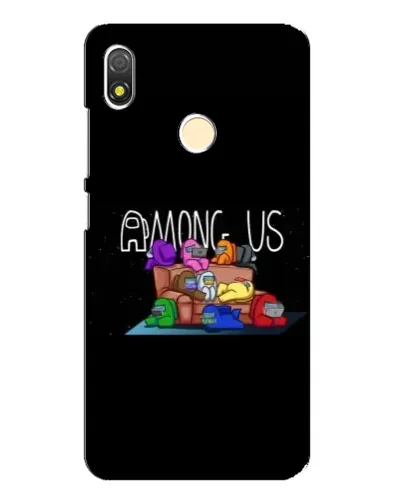 Чехол для TECNO POP 3 с картинкой «Логотип Among Us» Чехол для TECNO POP 3 с картинкой «Логотип Among Us»