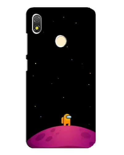 Чехол для TECNO POP 3 с картинкой «Одинокий герой на планете» Чехол для TECNO POP 3 с картинкой «Одинокий герой на планете»