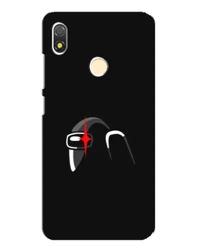 Чехол для TECNO POP 3 с картинкой «Among Us шлем» Чехол для TECNO POP 3 с картинкой «Among Us шлем»