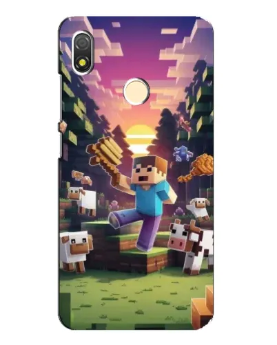 Чохол для TECNO POP 3 з картинкою «Стів на фермі» Чохол для TECNO POP 3 з картинкою «Стів на фермі»