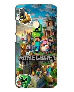 Чохол для TECNO POP 3 з картинкою «Замок Minecraft» Чохол для TECNO POP 3 з картинкою «Замок Minecraft»