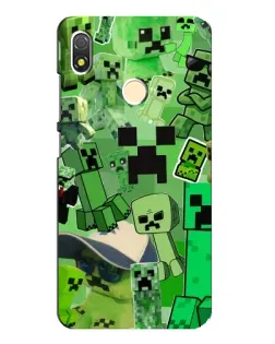Чохол для TECNO POP 3 з картинкою «Кріпери Minecraft» Чохол для TECNO POP 3 з картинкою «Кріпери Minecraft»
