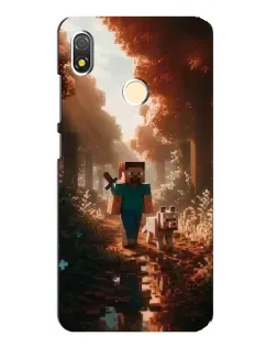 Чохол для TECNO POP 3 з картинкою «Стів у лісі» Чохол для TECNO POP 3 з картинкою «Стів у лісі»