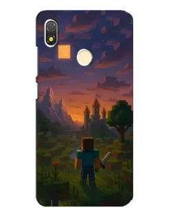 Чохол для TECNO POP 3 з картинкою «Стів біля вежі» Чохол для TECNO POP 3 з картинкою «Стів біля вежі»