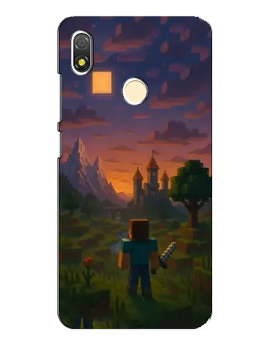Чохол для TECNO POP 3 з картинкою «Стів біля вежі» Чохол для TECNO POP 3 з картинкою «Стів біля вежі»