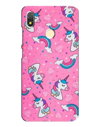 Чехол для TECNO POP 3 с картинкой «Unicorn паттерн розовый» Чехол для TECNO POP 3 с картинкой «Unicorn паттерн розовый»